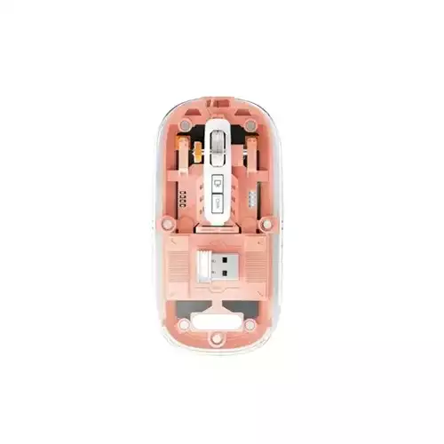 PC Power PGM-P4 RGB Bluetooth Mouse (Gray Transparent )