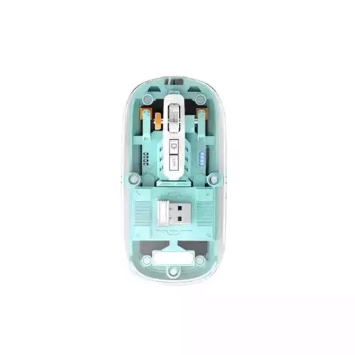 PC Power PGM-P4 RGB Bluetooth Mouse (Blue Transparent)