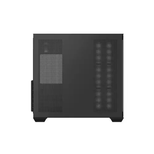 PC POWER DARK WOOD Case with 7 Pre-Installed Fans - 5