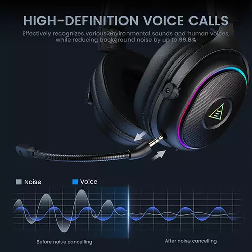EKSA Mako BT 2.4 GHz Tri-Mode Gaming Headset - 3