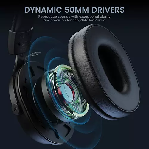 EKSA Mako BT 2.4 GHz Tri-Mode Gaming Headset - 4