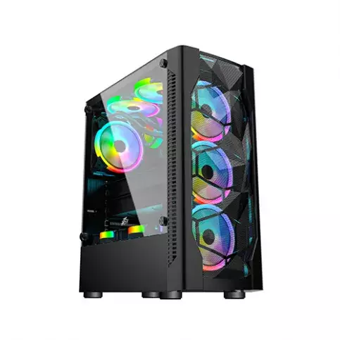 OVO E-335D ARGB MID-TOWER GAMING CASE With Remote Controller - 1