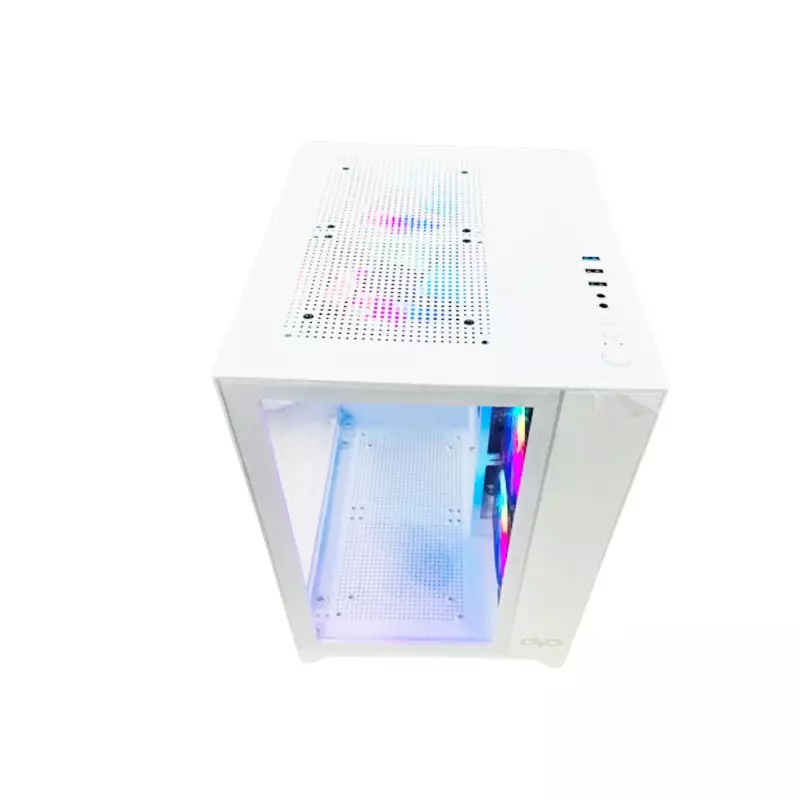 OVO SEAVIEW FH-919 MINI RGB GAMING CASE (WHITE) - 1