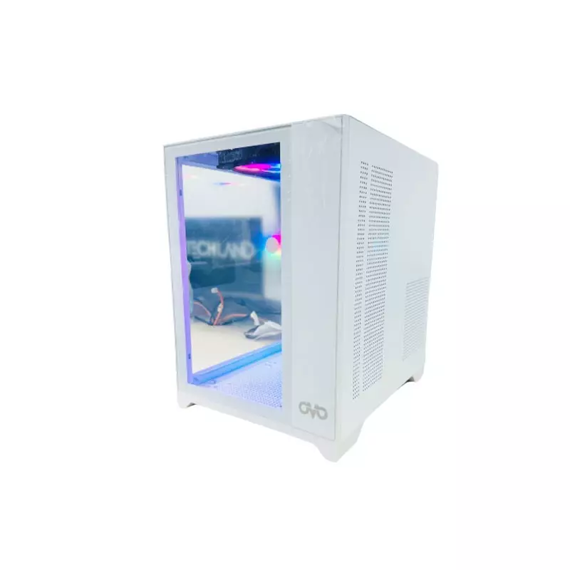OVO SEAVIEW FH-919 MINI RGB GAMING CASE (WHITE) - 2