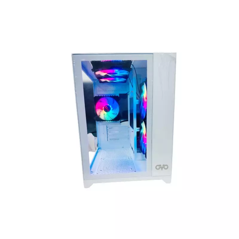 OVO SEAVIEW FH-919 MINI RGB GAMING CASE (WHITE) - 3