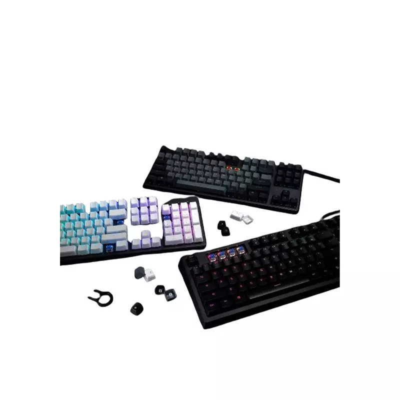 TECWARE PBT PUDDING MECHANICAL KEYBOARD KEYCAPS (BLACK) - 3