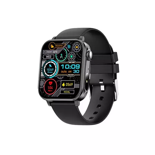 COLMI P80 1.85-inches Bluetooth IPS Smartwatch (Black)