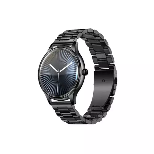 COLMI L28 1.32-inch AMOLED Stainless steel Smartwatch (Black)