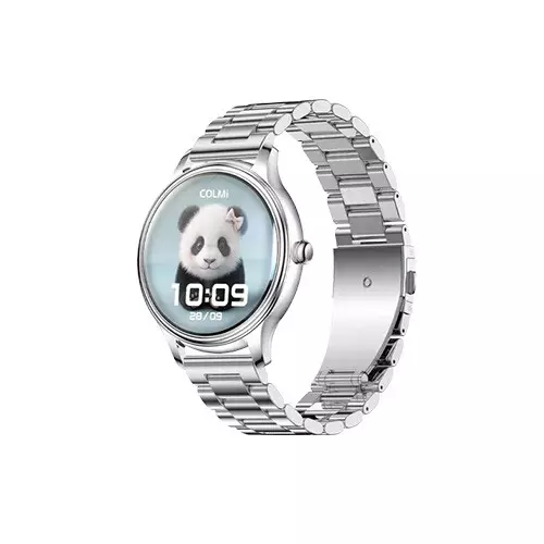 COLMI L28 1.32-inch AMOLED Stainless steel Smartwatch (Silver)