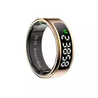 COLMI R12 Waterproof Bluetooth Smart Ring (Gold)
