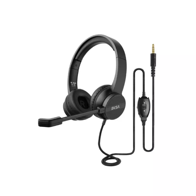 EKSA H12 3.5MM WIRED TELECOM HEADSET - 1