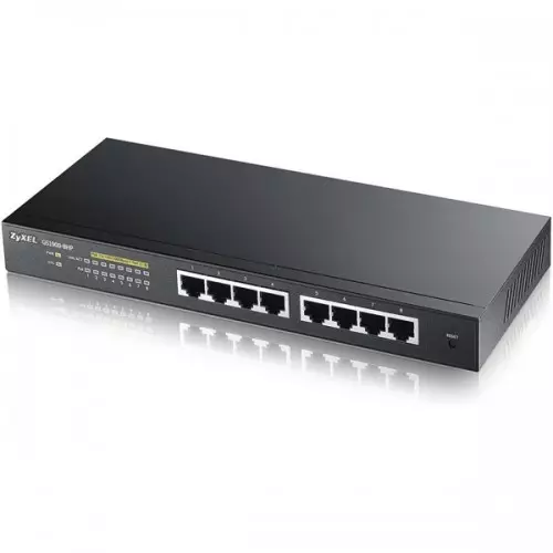 Zyxel GS1100 8HP 8-port PoE Switch - 2