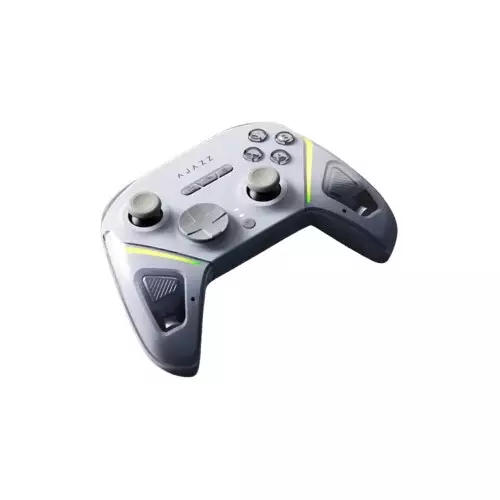 Ajazz GP100 Tri-mode Gamepad with charging dock (White) - 1