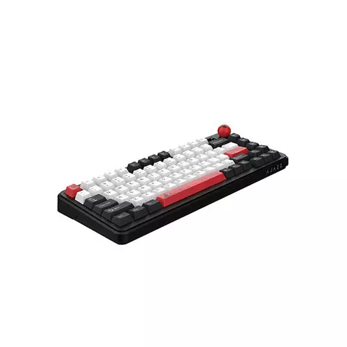 Ajazz AK820 MAX Plus Tri-Mode Avocado Switch Mechanical Keyboard with Display - Black Shark Red ( Avocado/Mute Switch) - 3