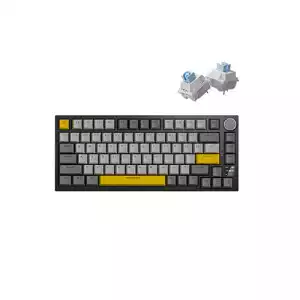 Ajazz AK820 Pro 75% Gasket-mounted Tri-mode Mechanical Keyboard - Stray Night Gray (Gift Switch)