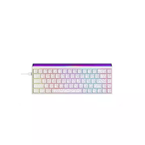 AJAZZ NK68 Wired Gaming Keyboard (White)