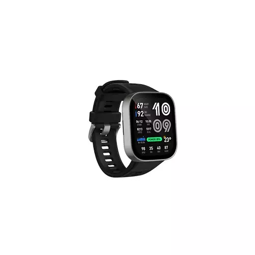 Amazfit Bip Max 2.07 Inch AMOLED Display Smartwatch (Silver) - 1
