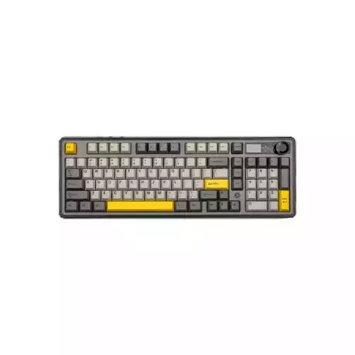 Ajazz AK980 Tri-mode Mechanical Keyboard with TFT Color Screen - Stray Night Gray (Gift Switch)