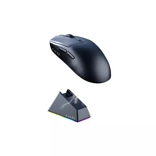 Ajazz AJ139 V2 MC 12000DPI wireless Black Gaming Mouse with Charging Dock - 2