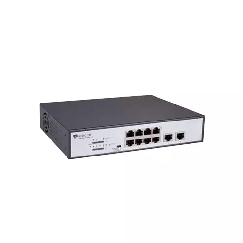 BDCOM S1010-8P-120 100MBPS 8-PORT MULTI FUNCTIONAL POE SWITCH (120W) - 1