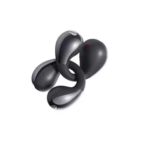 QCY Crossky C30S Open Ear Clip-On Wireless Earbuds (Black) - 1