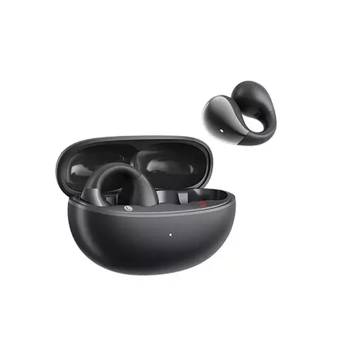 QCY Crossky C30S Open Ear Clip-On Wireless Earbuds (Black) - 2