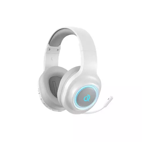 QCY Heroad V200 H4GM Overhead Gaming Headphone (White) - 1