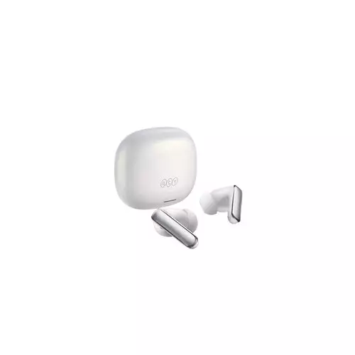 QCY MeloBuds N65 BT 6.0 Wireless Earbuds  White With Adaptive ANC - 1