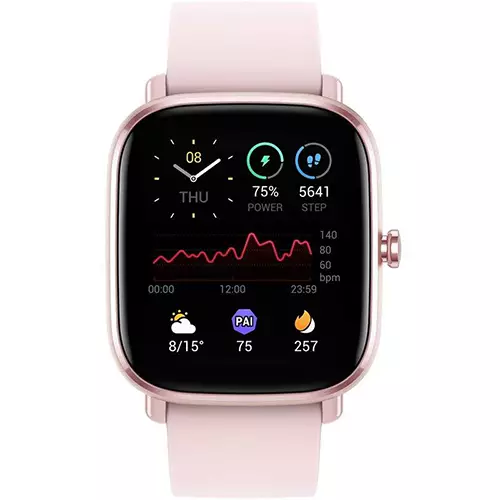 Amazfit GTS 2 mini Smartwatch Global Version (Flamingo Pink) - 1