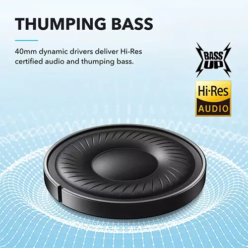 Anker Soundcore Q20i Hybrid Active Noise Cancelling Bluetooth Headphones - 1