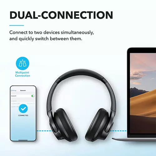 Anker Soundcore Q20i Hybrid Active Noise Cancelling Bluetooth Headphones - 3
