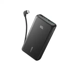Anker Zolo 20000mAh 22.5W Fast Charging Power Bank with Built-in Type-C Cable
