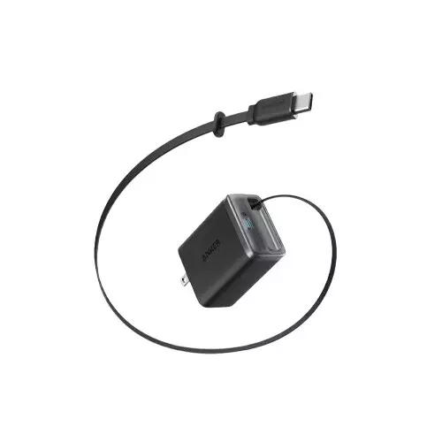 Anker Nano USB-C Charger 35W Built-In Retractable Cable