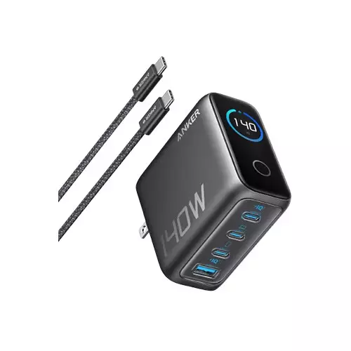 Anker Zolo 140W 4-Port PD 3.1 USB-C Fast Charger