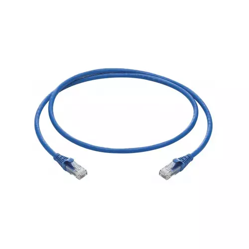 R&M CAT6 U/UTP 4P LSZH 2 METER BLUE PATCH CORD