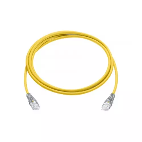R&M CAT6 U/UTP 4P LSZH 3 METER YELLOW PATCH CORD