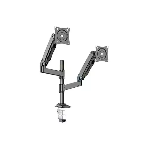 Kaloc KLC-DH200 Adjustable Double Arm Monitor Desk Mount Stand - 1