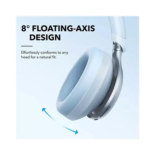 Anker Soundcore Space One Wireless Over-Ear Bluetooth Headset (Blue) - 2