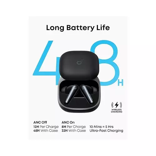 Anker Soundcore Liberty 5 NC True Wireless Earbuds (Black) - 2