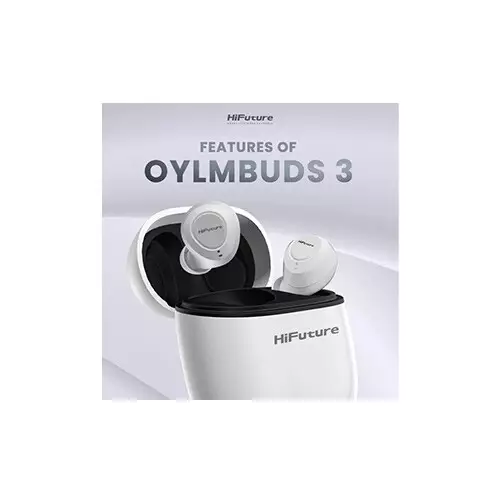 HiFuture OlymBuds3 TWS Wireless Earbuds (White) - 2