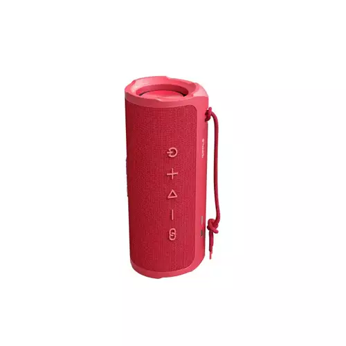 HIFUTURE RIPPLE WATERPROOF PORTABLE WIRELESS SPEAKER RED - 1