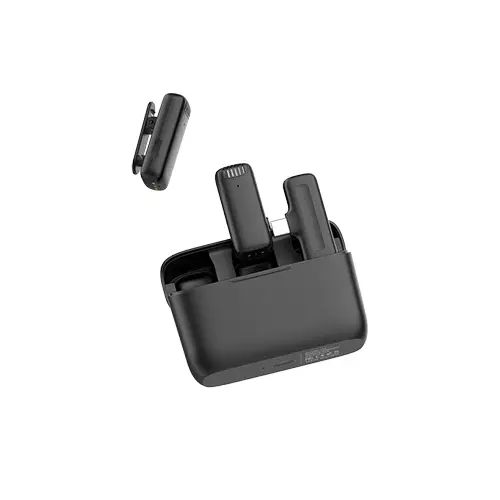 ULANZI J12 WIRELESS LAVALIER MICROPHONE SYSTEM With Charging Case For Type-C - 1