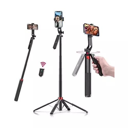 Ulanzi MA09 Wireless Bluetooth Control Smartphones & Cameras Selfie Stick - 1