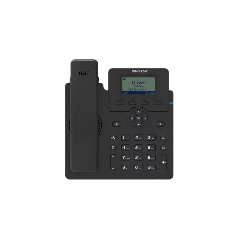 DINSTAR C60SP ENTRY LEVEL IP PHONE WITH ADAPTER