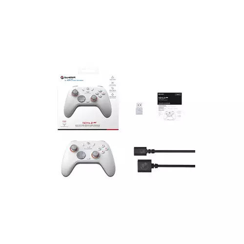 GameSir Nova 2 Lite Multi-Platform Wireless Tri-Mode Game Controller White - 6