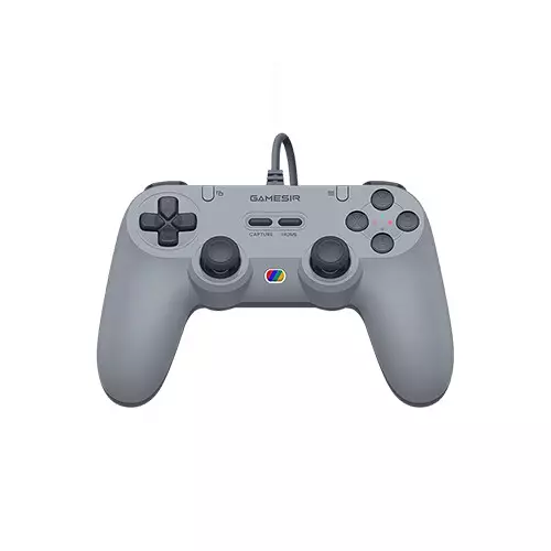 GameSir T3 Lite (Tegenaria) Wired Symmetric Game Controller (Retro Grey)