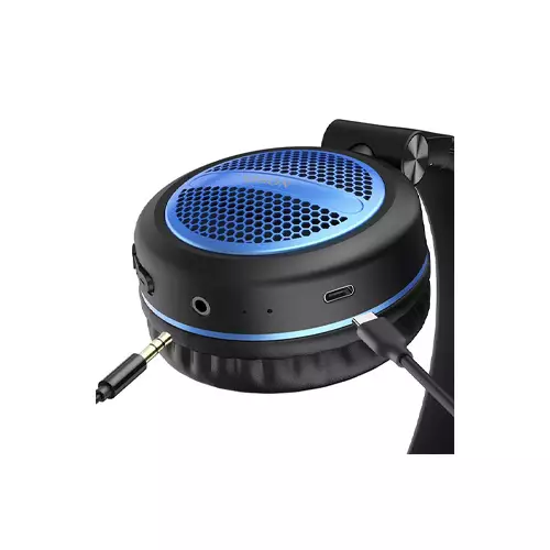 YISON B4 PORTABLE WIRELESS OVERHEAD FOLDABLE HEADPHONE (BLUE) - 1