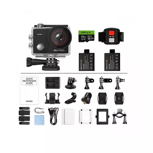 AKASO EK7000 PRO 16MP 4K ULTRA HD WATERPROOF TOUCH SCREEN WIFI REMOTE CONTROL ACTION CAMERA - 2