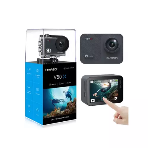 AKASO V50X 20MP 4K WATERPROOF TOUCH SCREEN WIFI ACTION CAMERA - 2