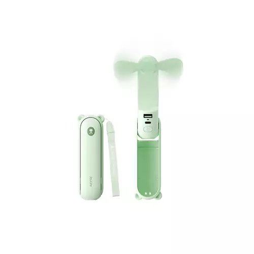 Jisulife Life8 F8 3-in-1 2000mAh Foldable Handheld Fan (Green)